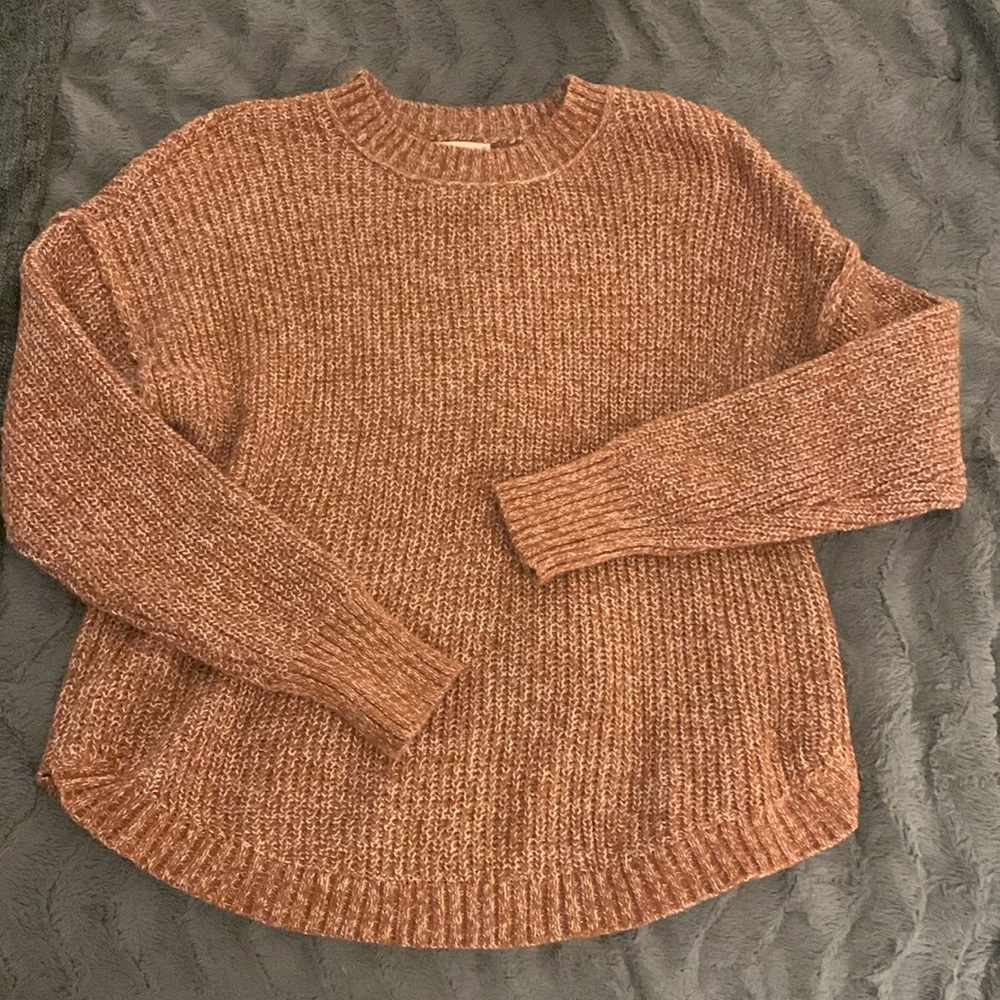 XL orange sweater